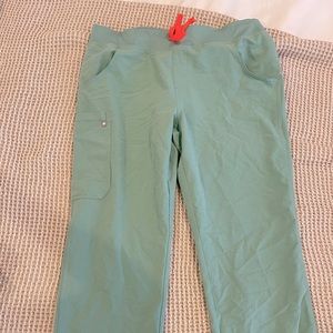 FIGS SAGE GREEN PANTS large